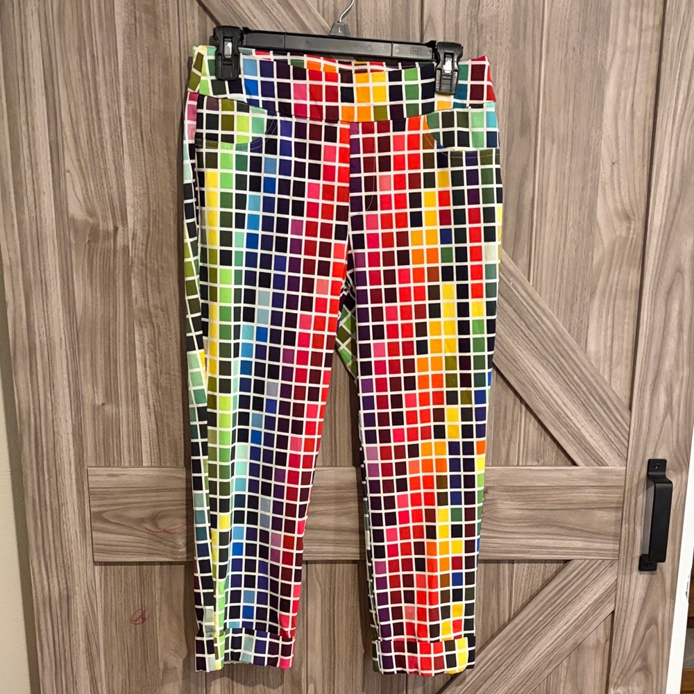 Charlies Vibrant Checkered Skirt